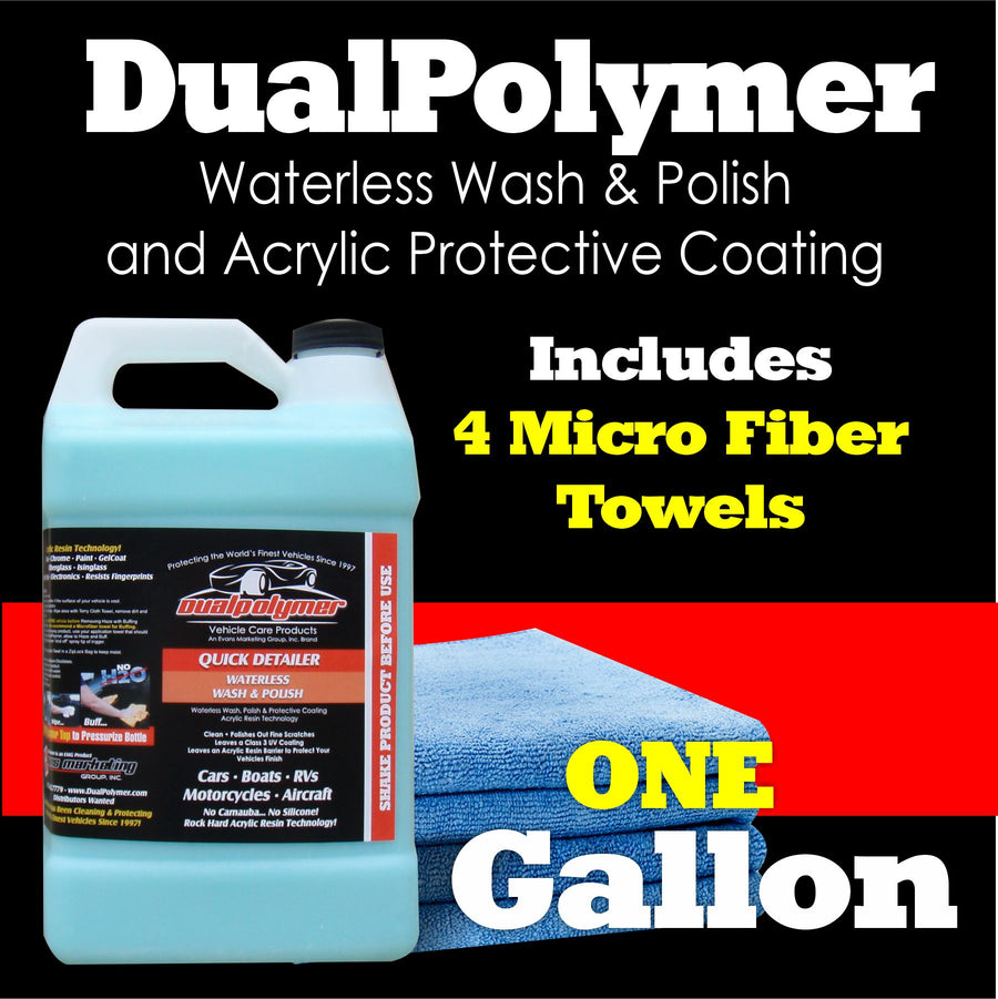 ONE GALLON DualPolymer  with MicroFiber Towels