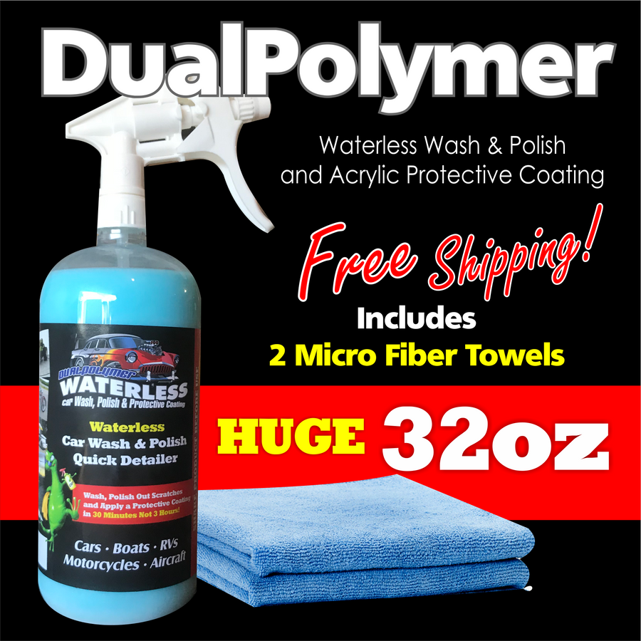 DualPolymer Single 32oz with MicroFiber Towels