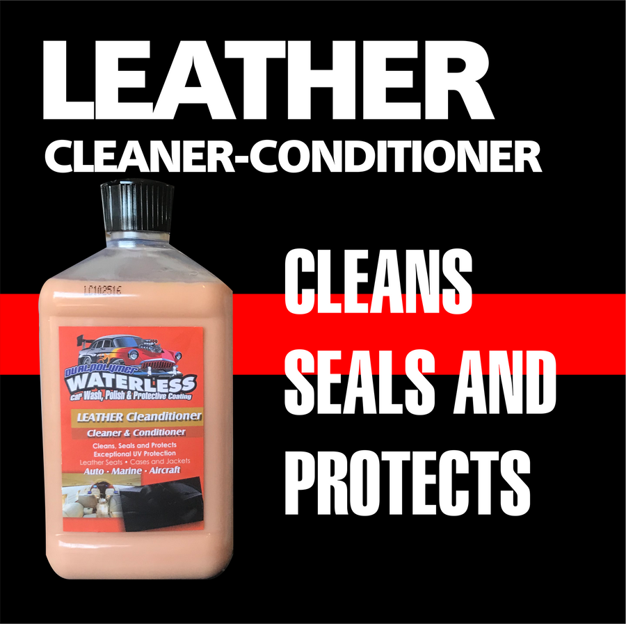 12oz DualPolymer Waterless LEATHER CLEANER AND CONDITIONER